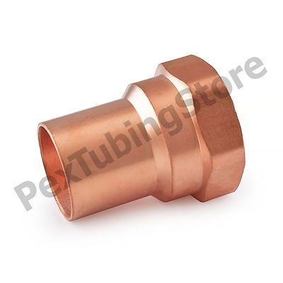 1'' Ftg x 1'' Female NPT Threaded Street Copper Adapter