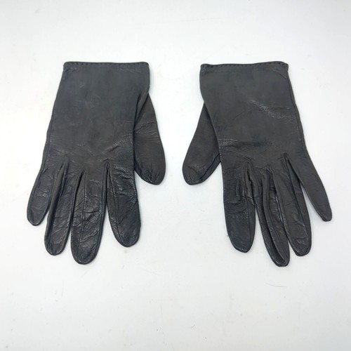 Vintage Lionel Le Grand Brown Leather Gloves 7 Wrist - Picture 4 of 15