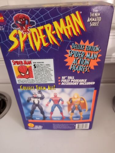 1994 10” SPIDER-MAN FIGURE DELUXE EDITION! FULLY POSEABLE! ACCESSORY INCLUDED - Picture 4 of 5