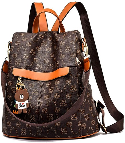 Damen Süßer Rucksack Diebstahlsicherung Leicht Reise Schule Schultertasche Neu - Bild 12 von 13