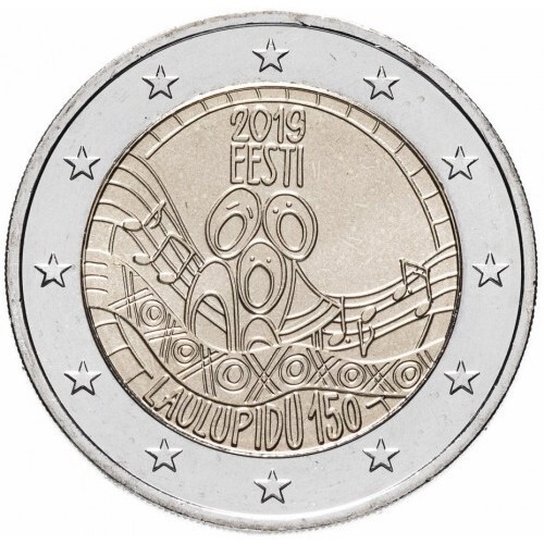 2 euro 2019 Estonia,150th anniversary - Estonian Song Festival - Bild 1 von 1