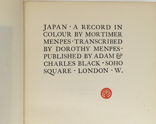 Japan, A Record In Colour By Mortimer Menpes Transcribed By Dorothy Menpes 1905 - Picture 2 of 12