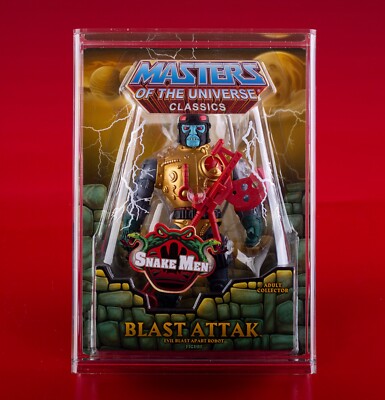 Masters of the Universe MOTU He-Man Classics Blast Attack MISB Case Erstauflage