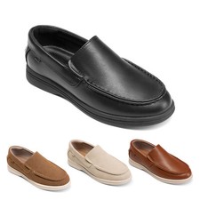 Boys Dress Shoes Slip-On Classic Loafers Casual Flat Shoes Slip Resistance