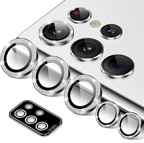 For Samsung Galaxy S24 Ultra Plus Bling Camera Lens Ring Cover Screen Protector - 第 7/16 張圖片