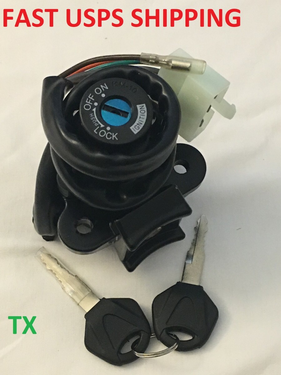 Ignition Key Switch & Resistor 6-Prong For Kawasaki Ninja ZZR400 ZZR600 (93-06) Ignition Key Switch & Resistor 6-Prong For Kawasaki Ninja ZZR400 ZZR600 (93-06)