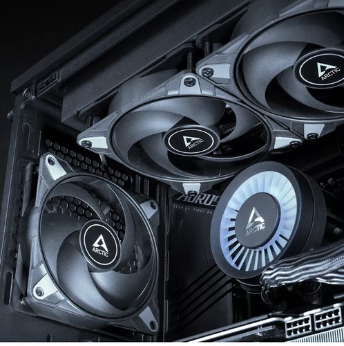 ARCTIC P12 Max (black) High-Performance 120mm Gehäuse Lüfter Case Fan PC B-Ware - Foto 2 di 3