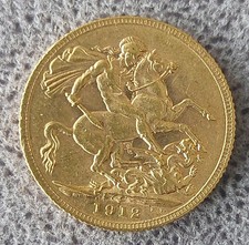 1912 King George V Gold Full Sovereign