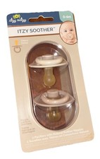 Itzy Ritzy Natural Rubber Pacifiers 0  6m ITZY SOOTHER Baby Infant New