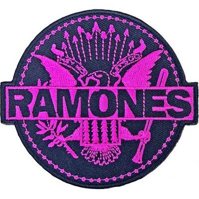 Gadget - Ramones: Pink Seal Standard Patch (Toppa) -D- Rock Off