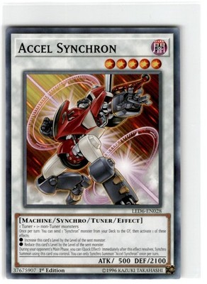 Yu-Gi-Oh! Accel Synchron 1st Edition LED6-EN028 Moderately Played Common