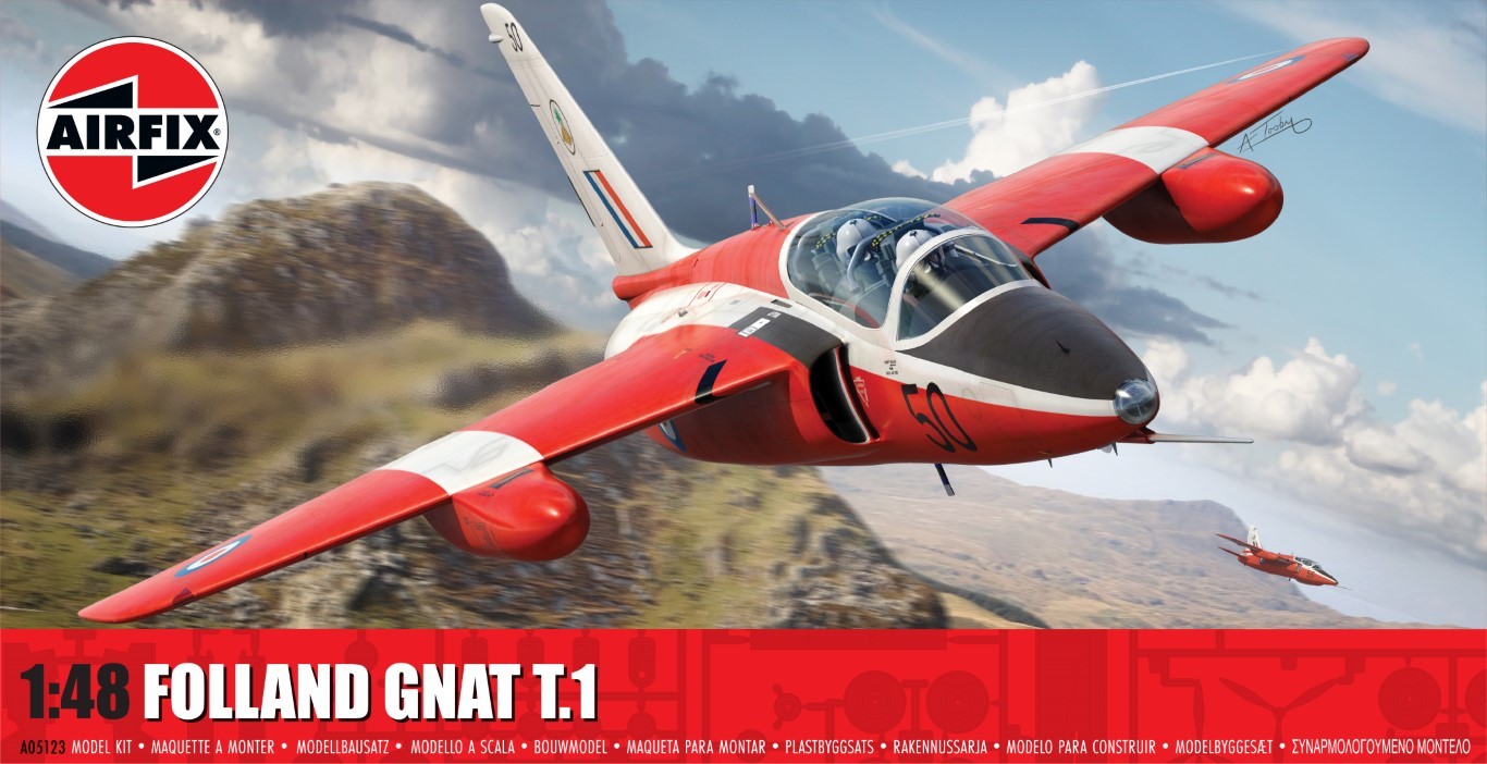 Airfix A05123 Folland Gnat T1 Plastic Kit