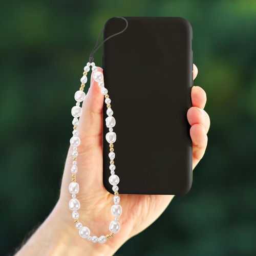 Łańcuszek na telefon komórkowy Pasek na ramię Koraliki Opaska na rękę Charm Smycz do telefonu komórkowego - Zdjęcie 7 z 12