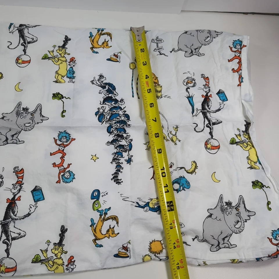 Juego de sábanas Pottery Barn Kids Dr Seuss BABY cuna algodón orgánico 3 piezas niño pequeño  Foto 3 de 4