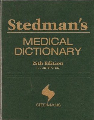 Medical Dictionary (Stedman's Medical Dictionary),J.L. Stedman, 