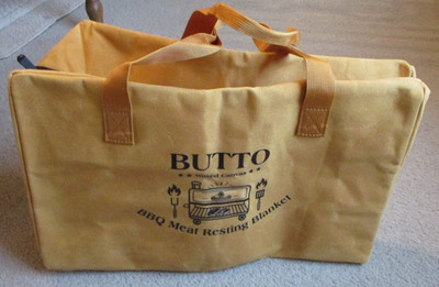 BUTTO WAXED CANVAS BBQ MEAT 17'' RESTING BLANKET BIN-1