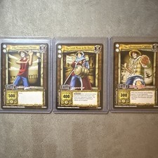2006 One Piece CCG Luffy's Pirates Luffy 3-Card Lot CH084 CH096 CH060 Eng