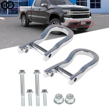 For Gmc Chevrolet Silverado Sierra 1500 2007-2019 Chrome Tow Hooks Kit 84072462