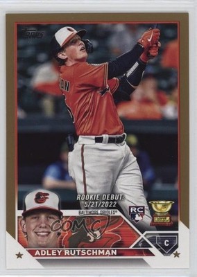 2023 Topps Update Debut Gold 800/2023 Adley Rutschman #US180 Rookie RC 0c6