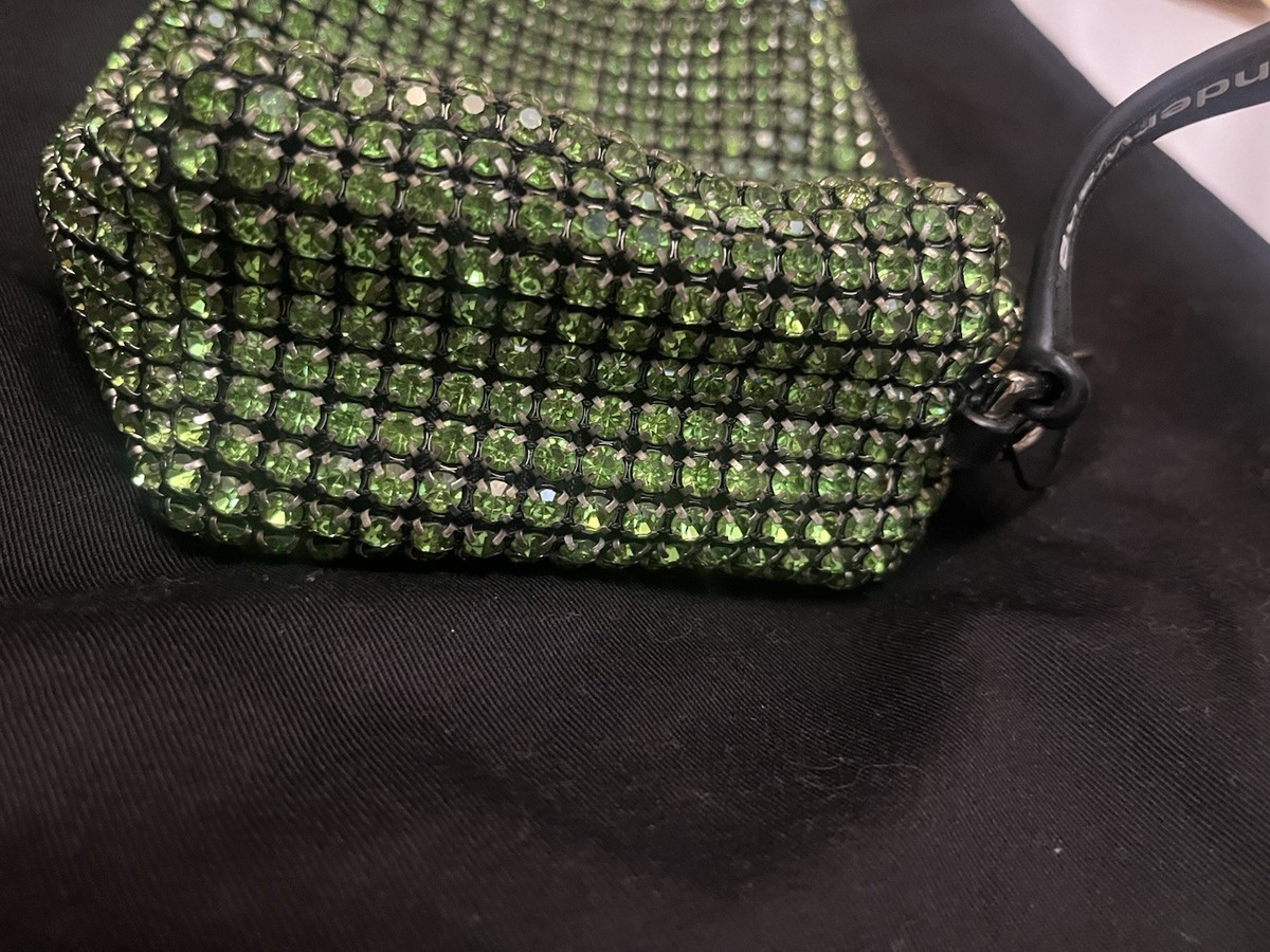 Authentic Alexander Wang Mini Heiress Crystal Mesh Bag | eBay