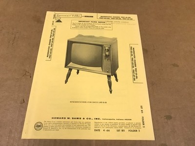 VTG Photofact Folder - 811-2 - Magnavox TV Chassis T907-01-00, T907-03-00
