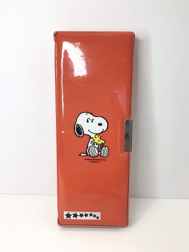 Estuche de lápices Snoopy vintage BTS Woodstock Peanuts útiles escolares - Imagen 2 de 8