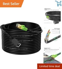 Ethernet Extension Cable 20ft Cat6a Shielded RJ45 Patch Cable for High-Speed ...