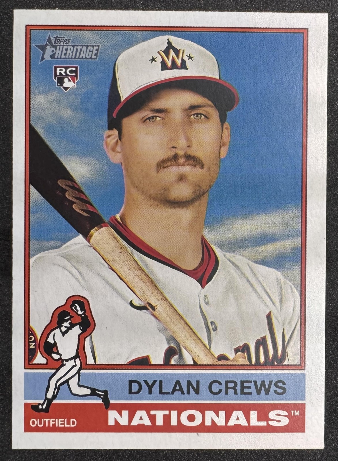 2025 Topps Heritage #247 Dylan Crews (RC)