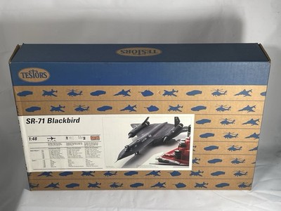Testors Lockheed SR-71 Blackbird 1:48 Plastic Unassembled Kit MPN 7584