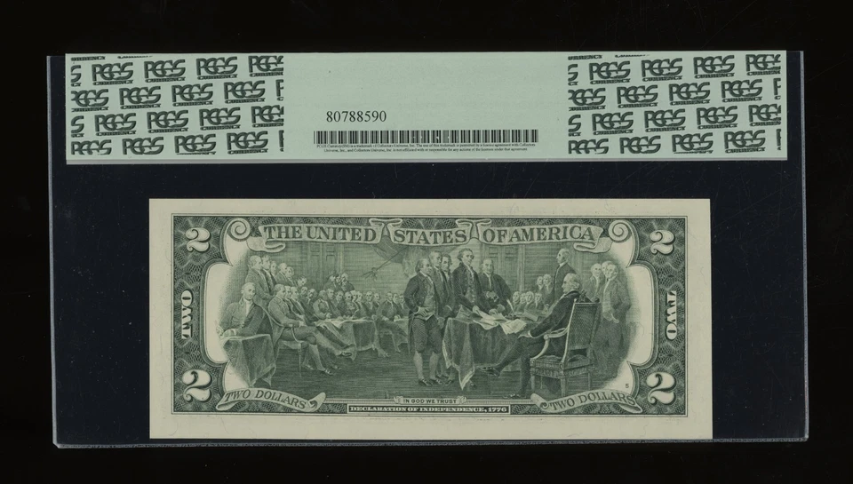 DBR 2003 $2 FRN Minneapolis STAR Fr. 1937-I* PCGS 64 PPQ Serial I02842802* - Image 2 of 2