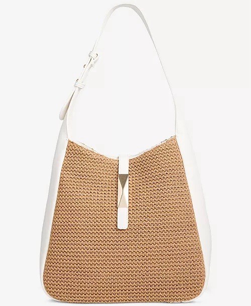 I.N.C. International Concepts Salee Straw Shoulder Bag