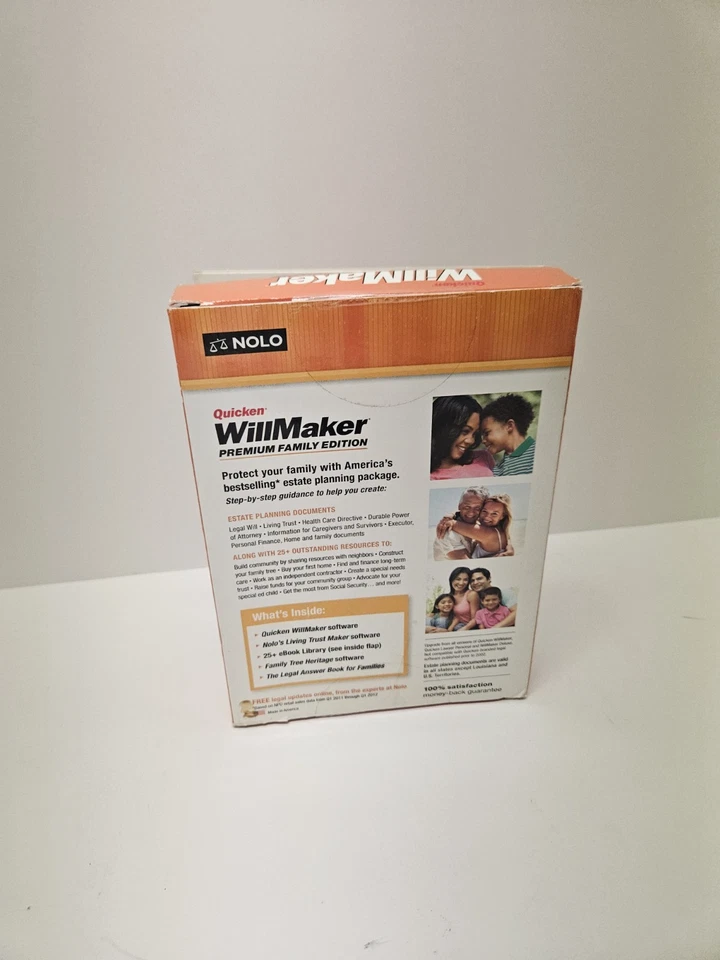 Quicken WillMaker Premium Family Edition 2013 Nolo - Image 2 of 2