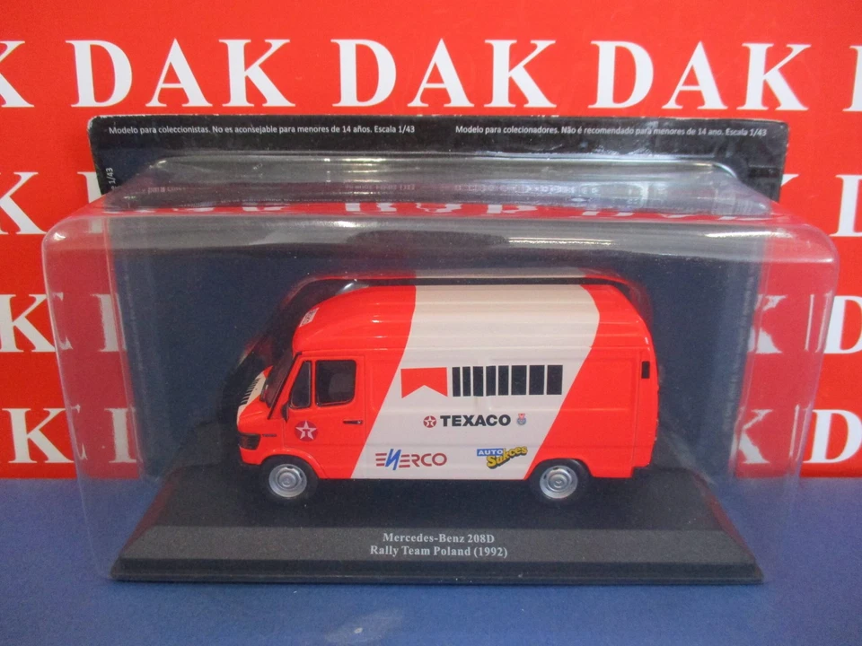 Die cast 1/43 Modellino Furgone Mercedes 208D Assistenza Rally Team Poland 1992 - Immagine 4 di 4