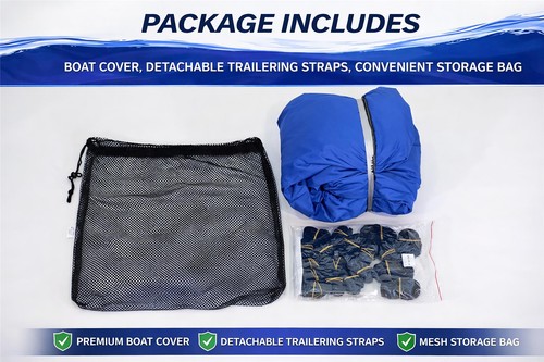 WARRIOR V21-21 EAGLE DC BOAT COVER 2004-2014 Heavy-Duty Trailerable Boat Covers - Foto 8 di 9
