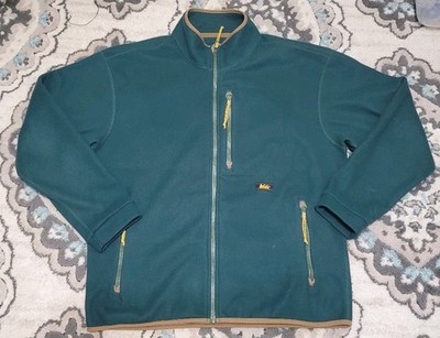 REI Co-Op Trailsmith Fleece Jacket Polartec Men's Hunter Green