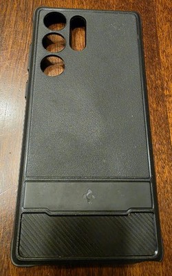 Spigen Rugged Armor Case for Samsung Galaxy S23 Ultra - Matte Black - SP6831RA-1