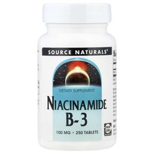 Source Naturals Niacinamide B-3 100 mg 250 Ta...