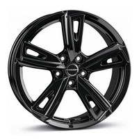 1X Borbet Design BU1 Black Glossy 6.5Jx16 5X108 ET48