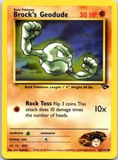Brock's Geodude Common Gym Challenge Unlimited 068/132 LP