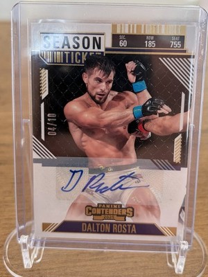 Dalton Rosta /10 Autograph Season Ticket Panini PFL Contenders