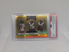 2024 Obsidian Nucleus Gold 4/10 Jayden Daniels Mclaurin Ekeler PSA 9 ✨