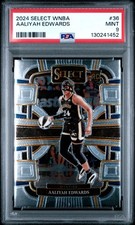 2024 PANINI SELECT WNBA #36 AALIYAH EDWARDS PSA 9