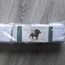 NEW Keenland Polo Wraps Extra White Horse Bandage 9ft Standard length, set of 4