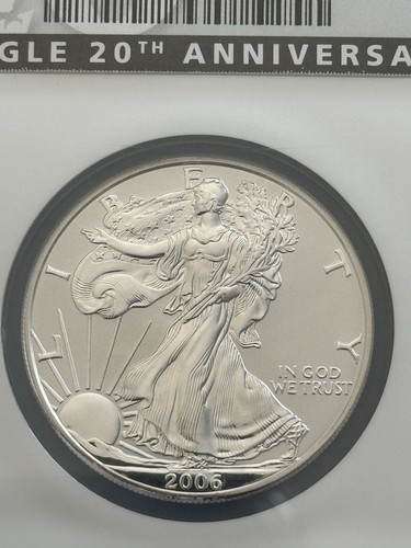 2006 NGC PF69 W 20th Anniversary Proof American Silver Eagle Dollar 3 Coin Set - Picture 6 of 11