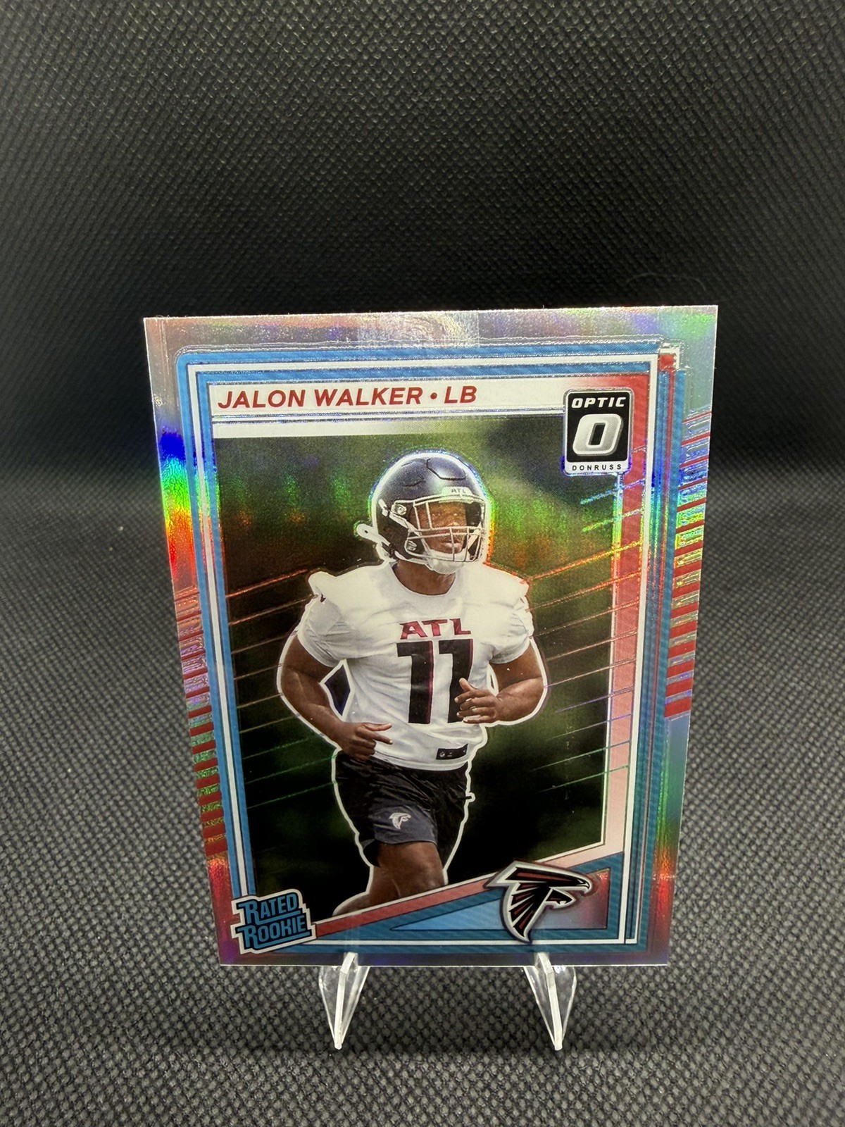 2025 Panini Donruss Football - Jalon Walker Rated Rookie Optic Preview #344 (RC)