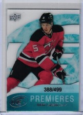 2011-12 Upper Deck Black Diamond #82 Adam Larsson 2011-12 Upper Deck Ice #/499
