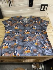 Disney Mickey Mouse Halloween Scrub Top - Women  s 2XL