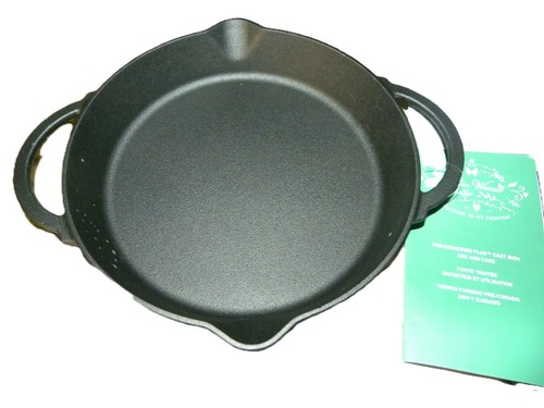 Pioneer Woman Cast Iron Pre-Seasoned Double Handle 9.5" Pan Griddle NEW