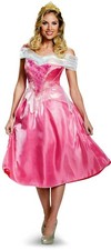 Disney Aurora Deluxe Adult Dress And Crown Costume 85694 Sleeping Beauty