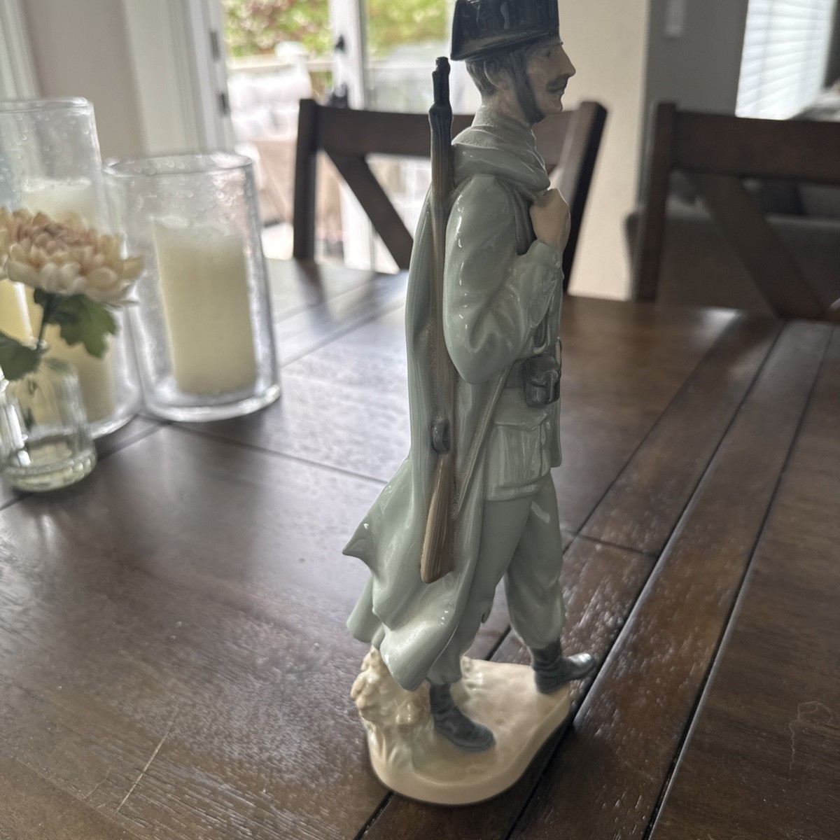 Lladro Vintage La Guardia Civil Spanish Soldier Porcelain Figurine